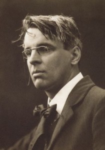 Yeats (B/W w Bow) William Butler Yeats (1865 - 1939) an Irish poet, dramatist, and one of the foremost figures of 20th century literature.